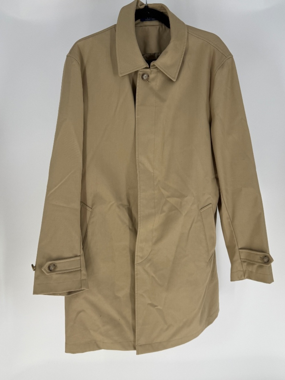 Polo Ralph Lauren Women's Cotton Twill Collared Midi Trench Coat Jacket Medium